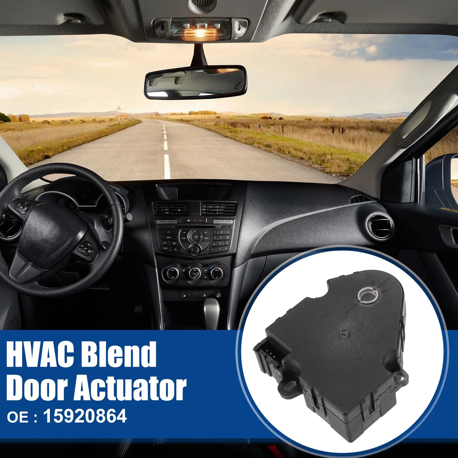 HVAC Blend Door Actuator Replacement for Buick Enclave 2008–2012 (2 Pack)