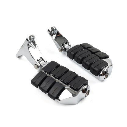 1Pair Rear Passenger Footpeg Mount Bracket For Harley Electra Street Glide 1993+