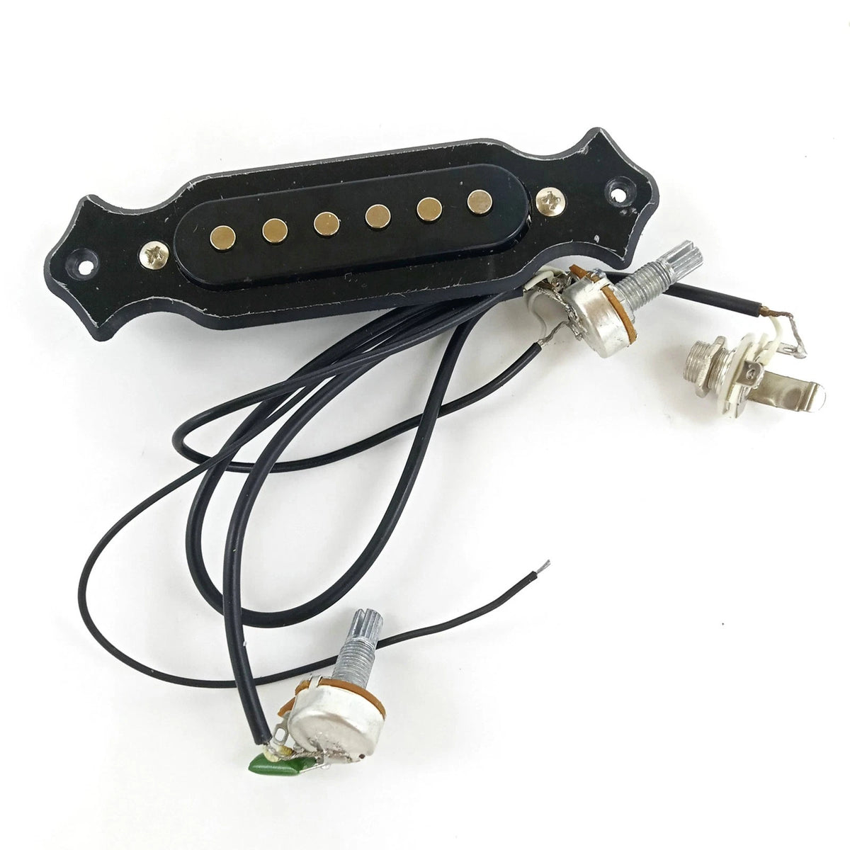 6-String Magnetic Pickup Harness for Cigar Box Guitar (Pre-Wired)