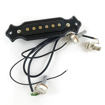 6-String Magnetic Pickup Harness for Cigar Box Guitar (Pre-Wired)