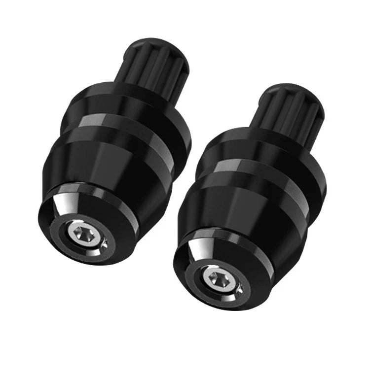 CNC 7/8" 22mm Handlebar Grips Bar End Slider Cap Plugs for Universal Motorcycle