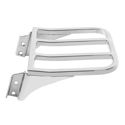 Chrome Detachable Rear Backrest Luggage Rack for Harley Softail Fatboy Dyna