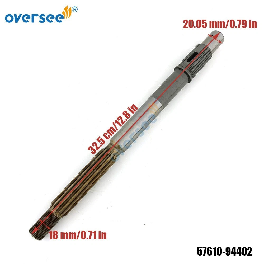Propeller Shaft for Suzuki Outboard DF40-50-60 (57610-94402, 57610-94401)