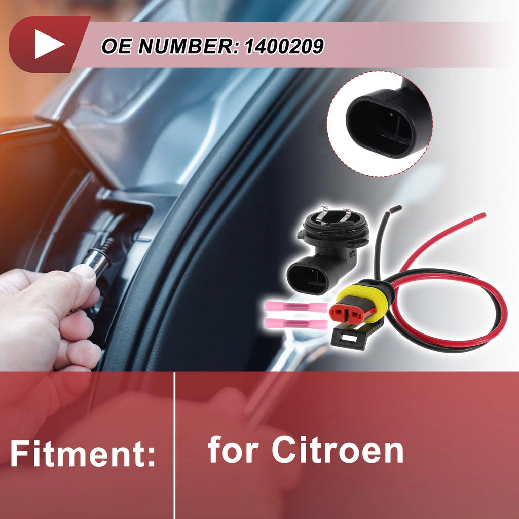 Headlight Light Socket Wiring for Citroen (No. 1400209)