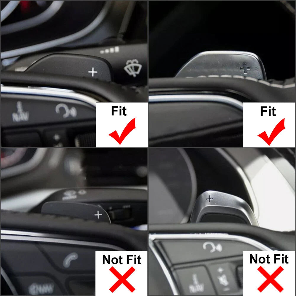 Steering Wheel Paddle Shifter Extensions for Audi A3 A4 A5 A6 (2000–2023)