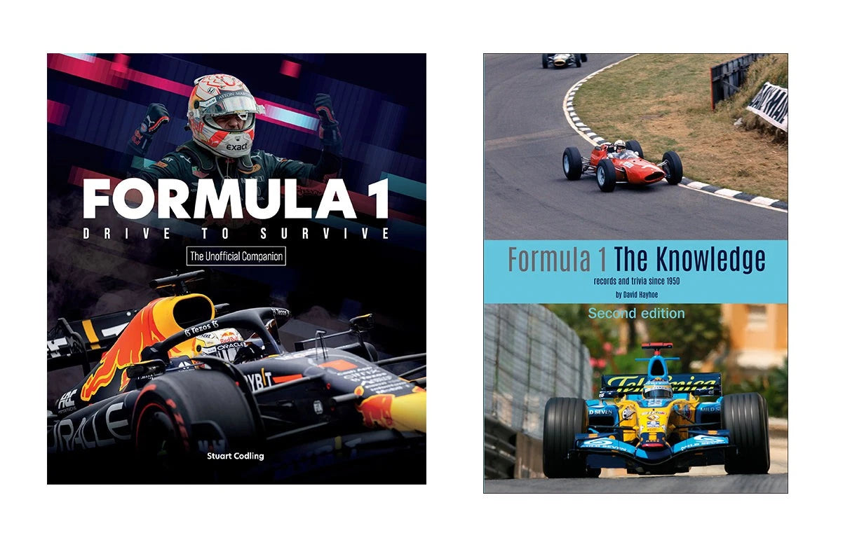 2X Formula 1 Drive to Survive & The Knowledge Book Set