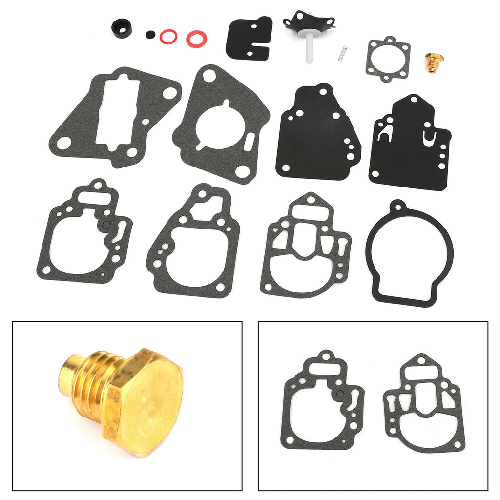 Carburetor Repair Gasket Kit for Mercury Mariner 6-25hp (1395-97611 T9)