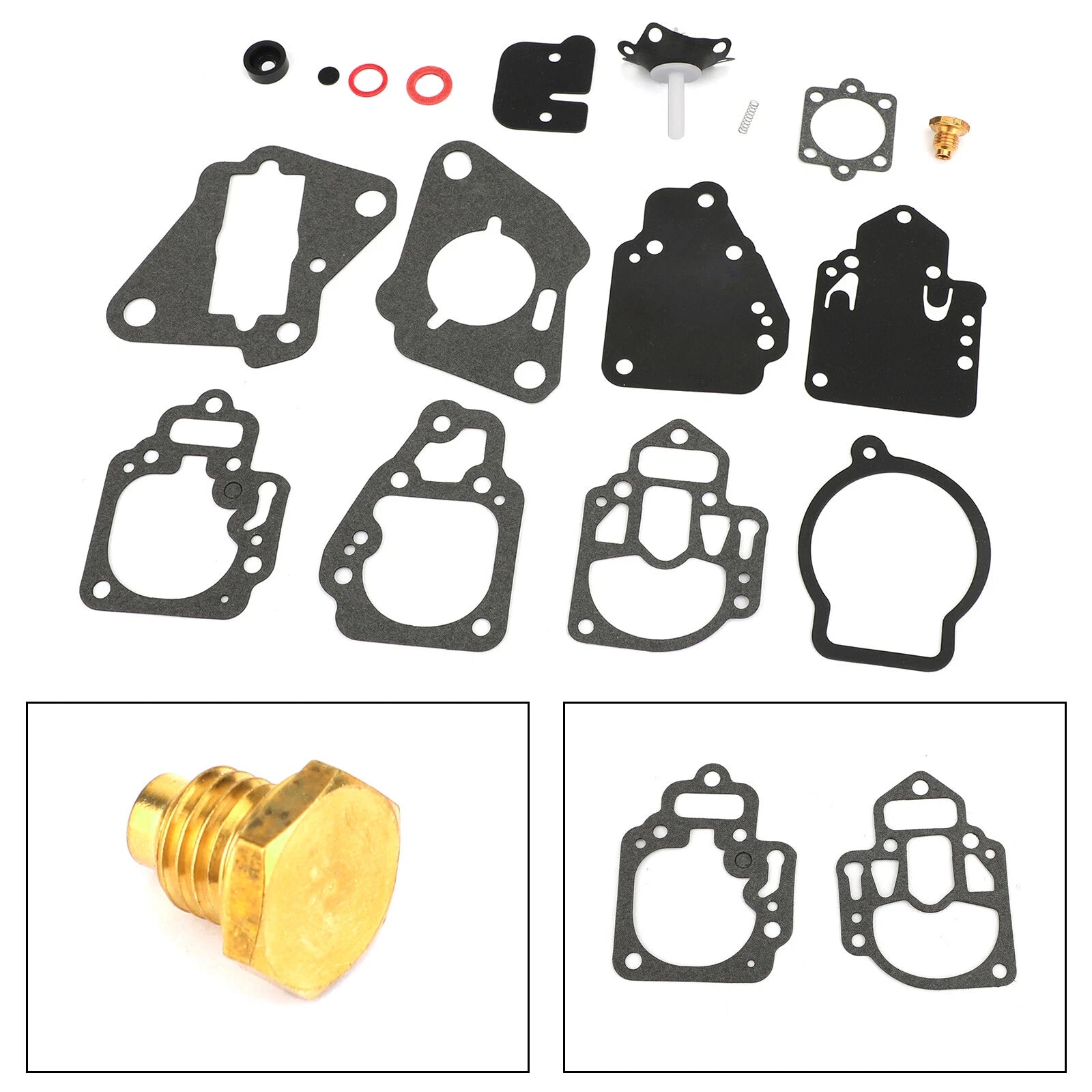 Carburetor Repair Gasket Kit for Mercury Mariner 6-25hp (1395-97611 T9)