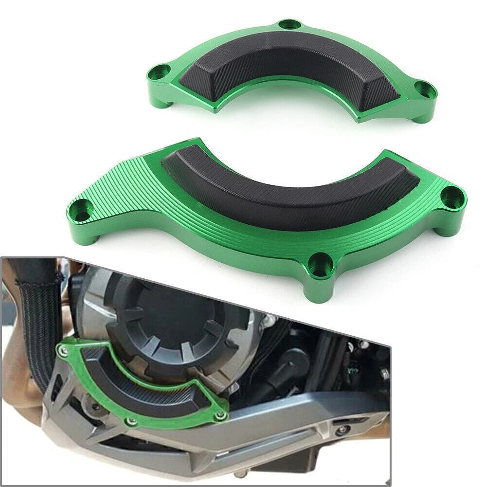 Engine Case Frame Slider Crash Protector for Kawasaki Z900 (2017–2020) Green