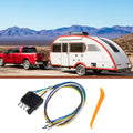Trailer Wiring Harness 5 Way Flat Plug Replacement for Universal Fit (—)