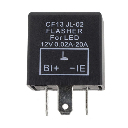 3 Pin Car Flasher Relay for LED Turn Signals (2010–2023)