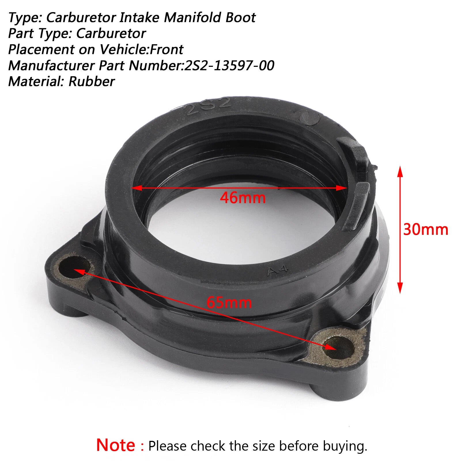 Intake Carburetor Interface for Yamaha WR450F/YZ450F (2006–2011) T9