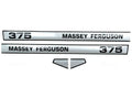 Bonnet Decal Set for Massey Ferguson 375