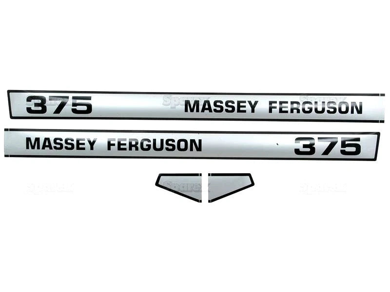 Bonnet Decal Set for Massey Ferguson 375