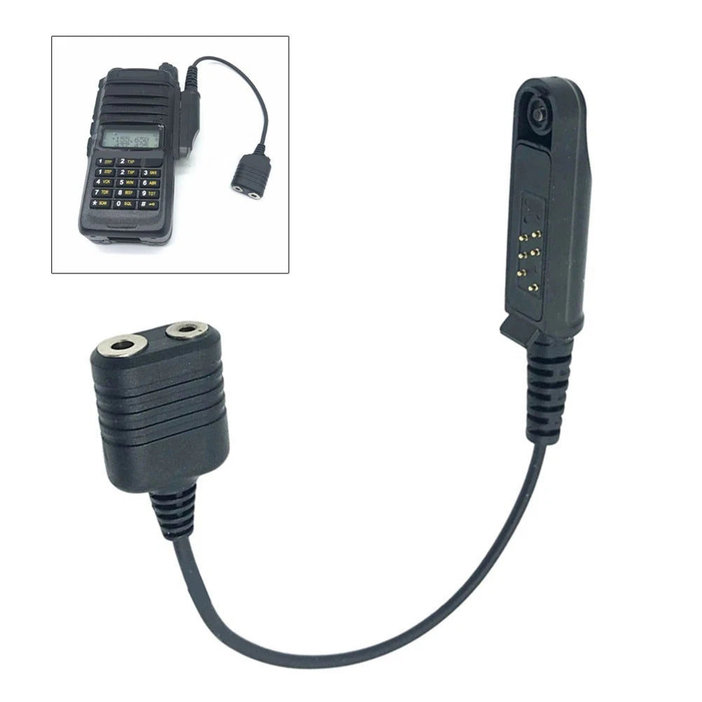 K-Type Connector 2-Pin Audio Adapter for UV-9R Plus, BF-9700