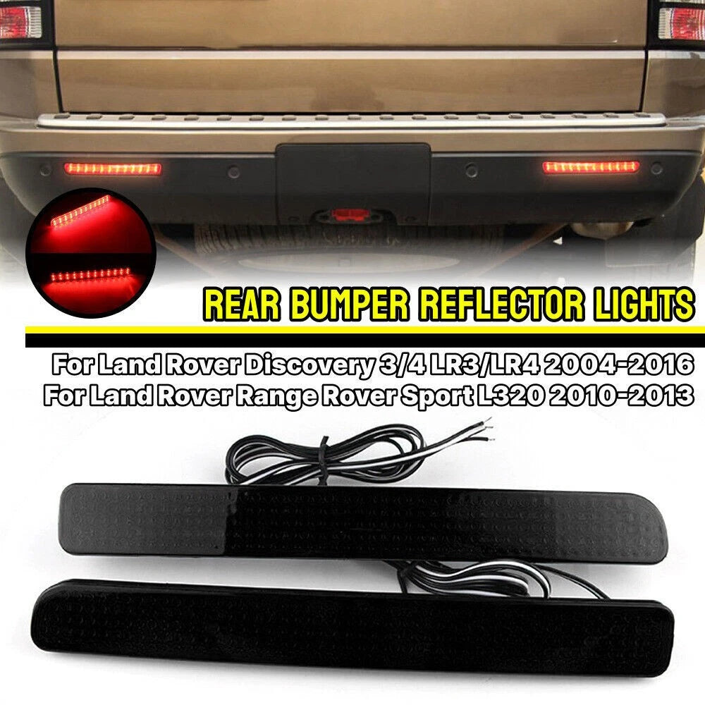 Smoke Rear Bumper Reflector Brake Light for Land Rover Range Rover Sport (2010–2013)