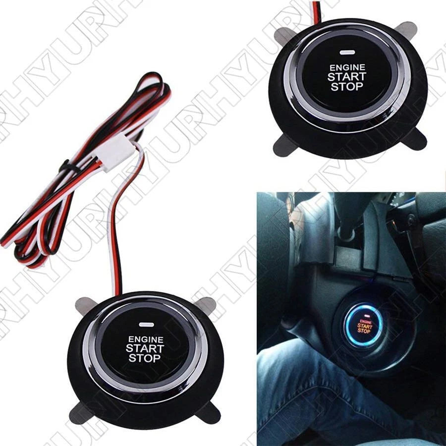 LED Engine Start Stop Button Ignition Starter Switch Kit for Universal (AU)