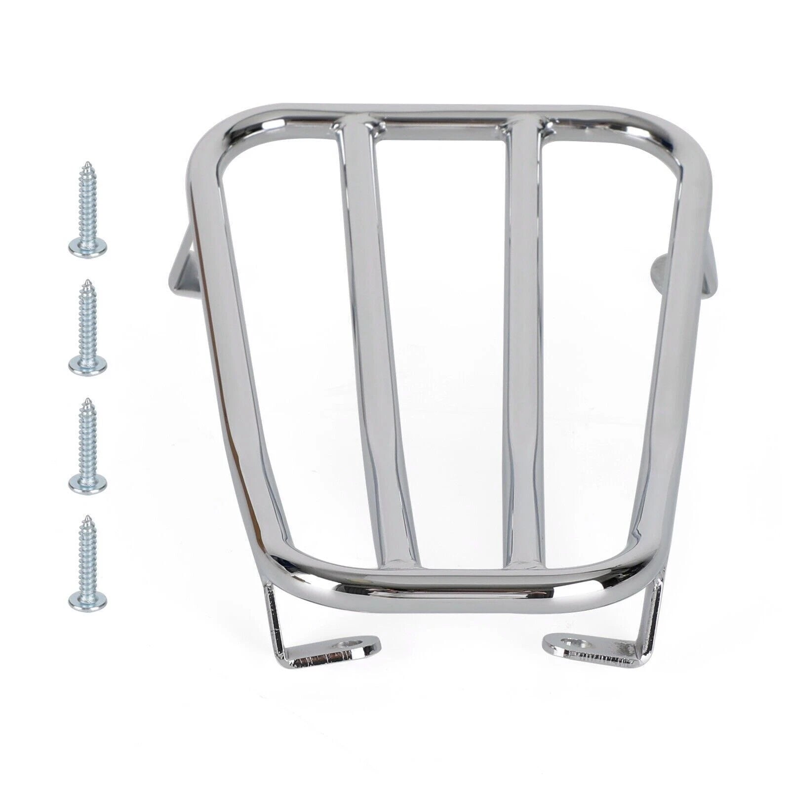 Chrome Floor Board Rack Carrier for Vespa 125 200 250 300 GTS GTV GT GTL (T9)