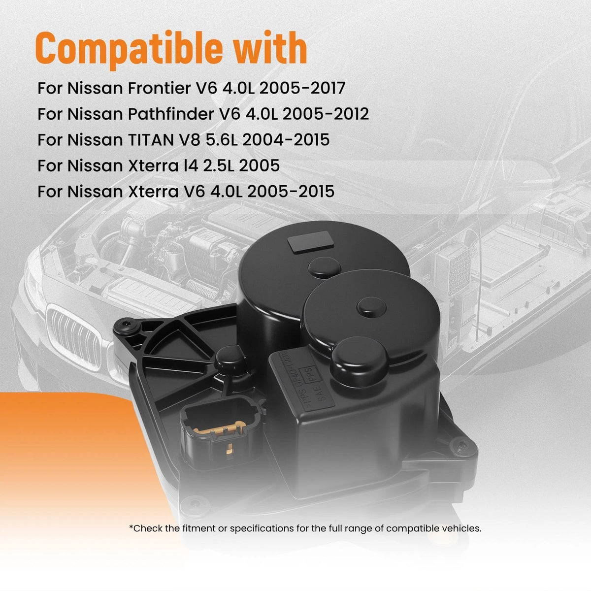 Transfer Case Shift Motor 4WD for Nissan Frontier (2005–2017) 332518S011
