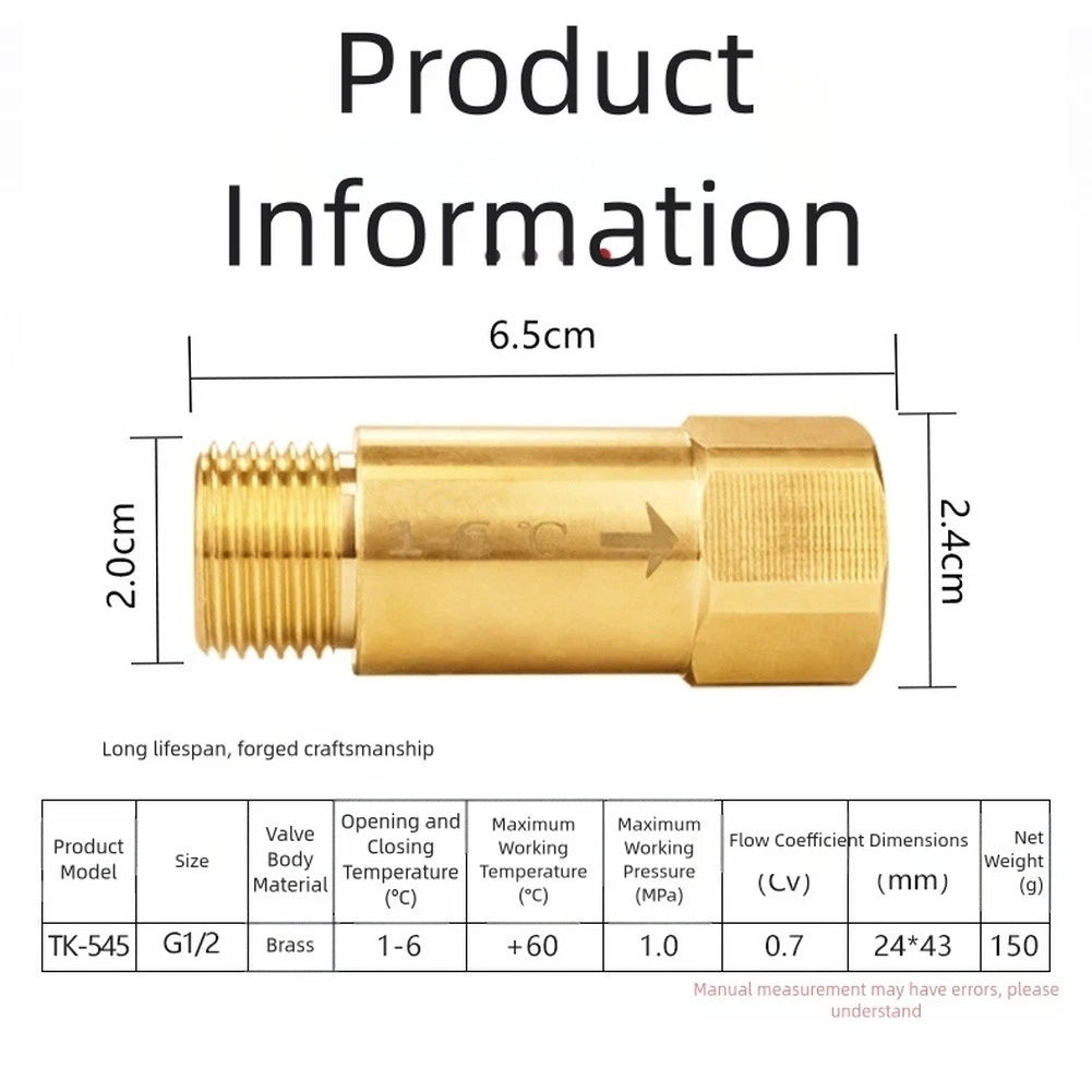 Outdoor Brass Freeze Protection Valve for