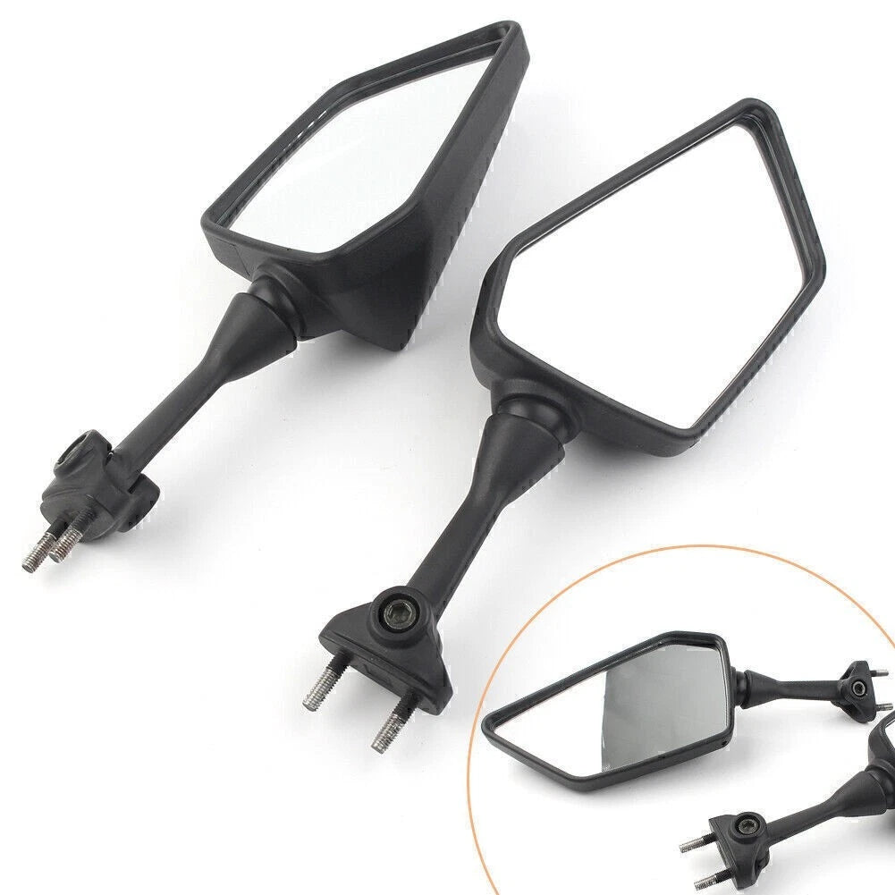 Rear View Mirror Pair for Kawasaki Ninja 250R EX250 (2008–2013) Black