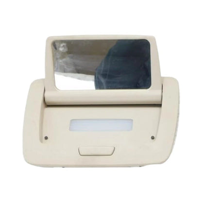 For BMW 7 Series Rear Ceiling Vanity Mirror Beige 2009-2015 Direct Install