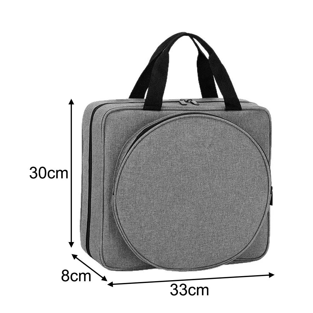 2X Embroidery Thread and Needle Storage Bag, Compact Design for Easy Carrying