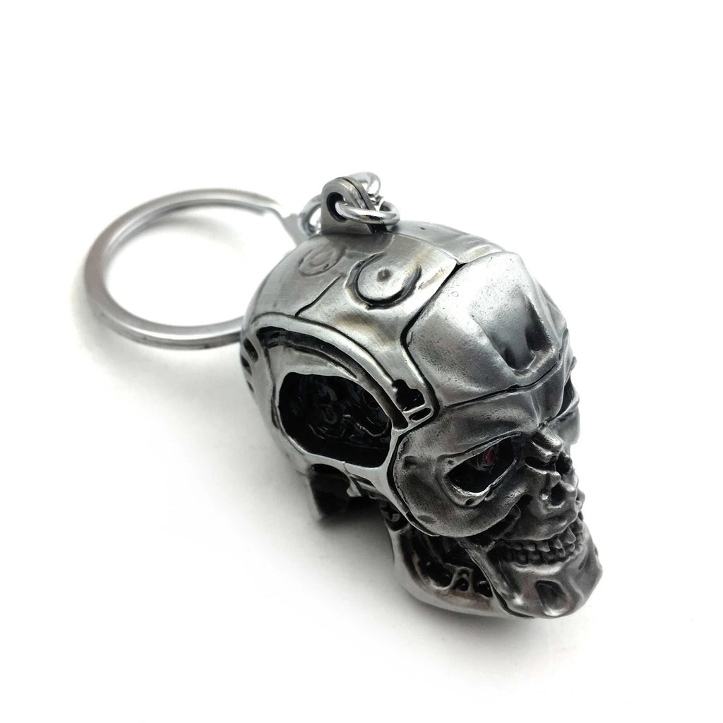 Skull Keychain Ring for Motorcycle Bicycle (Universal Fit)