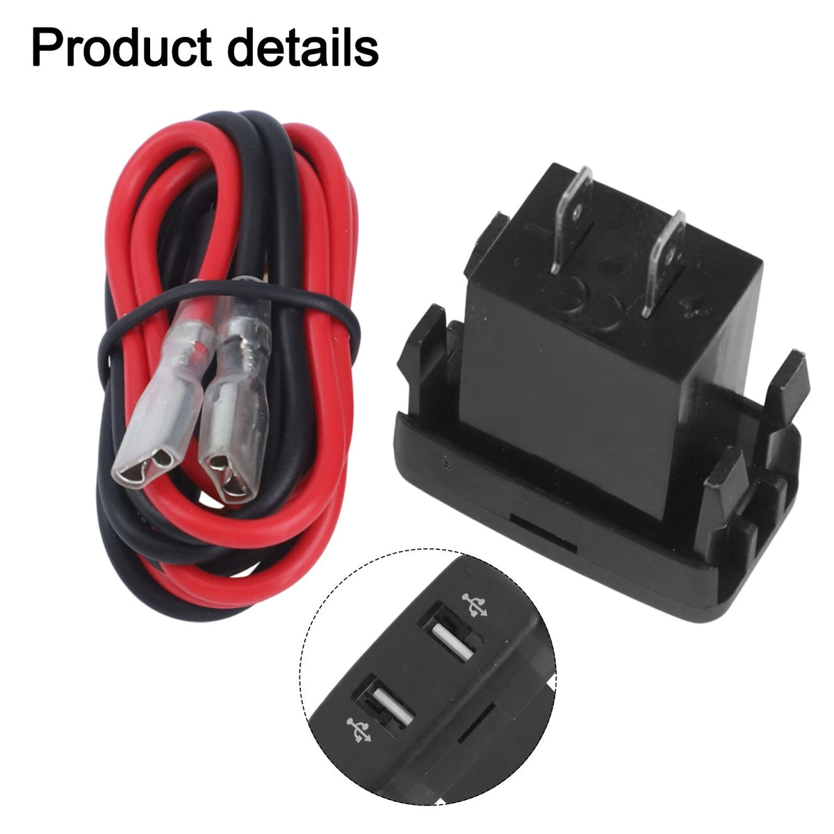 Dual USB Car Charger for Toyota Hilux (2005–2014)