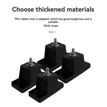 Anti Vibration Pad Set for Air Conditioner Outdoor Unit Stability Support