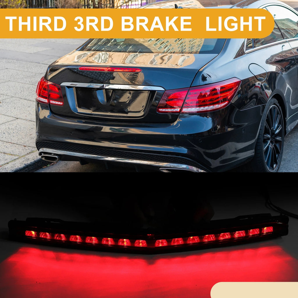 Third Brake Stop Light for Mercedes-Benz E550 (2012–2017) ABS Red