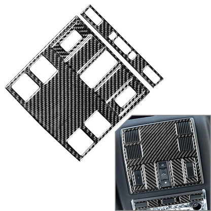 6Pcs Carbon Fiber Roof Reading Light Trim for BMW X3 E83 (2004–2010)