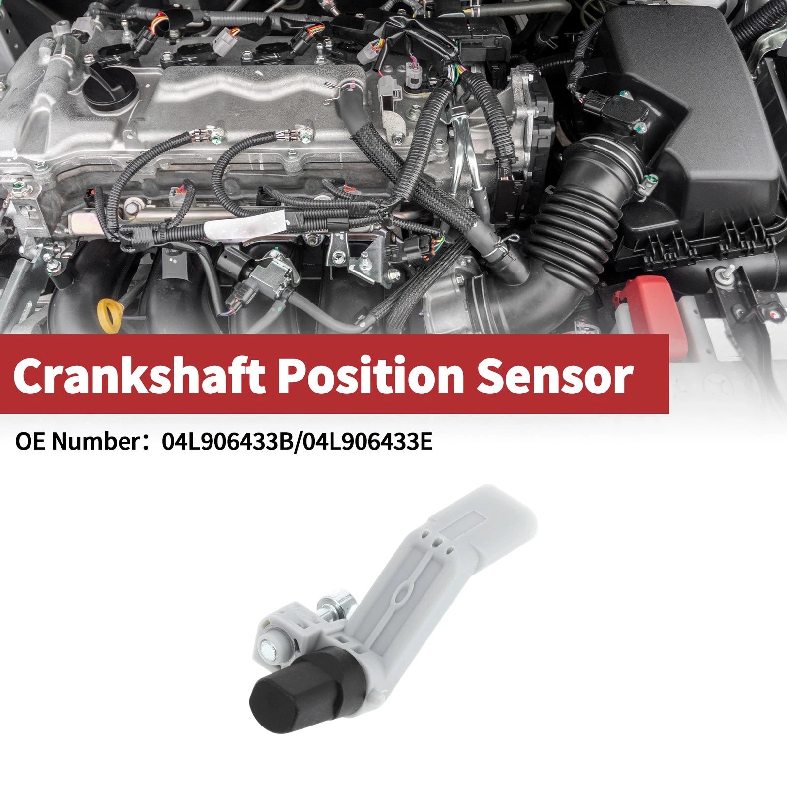 Crankshaft Position Sensor for Audi A6 C7 2.0 TDI (2014–2018)