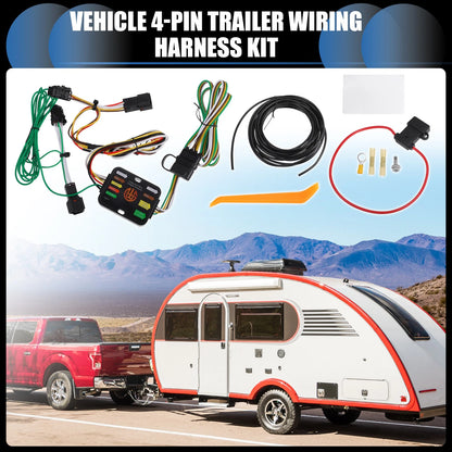 4-Pin Trailer Wiring Harness Kit for Hyundai Tucson (2010–2018)