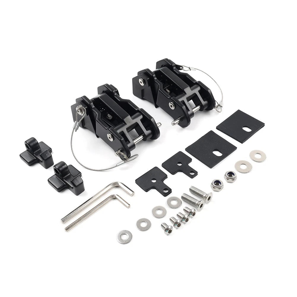 Engine Hood Lock Latch Catch Kit for Jeep Wrangler JK JL Gladiator JT (2007–2023)