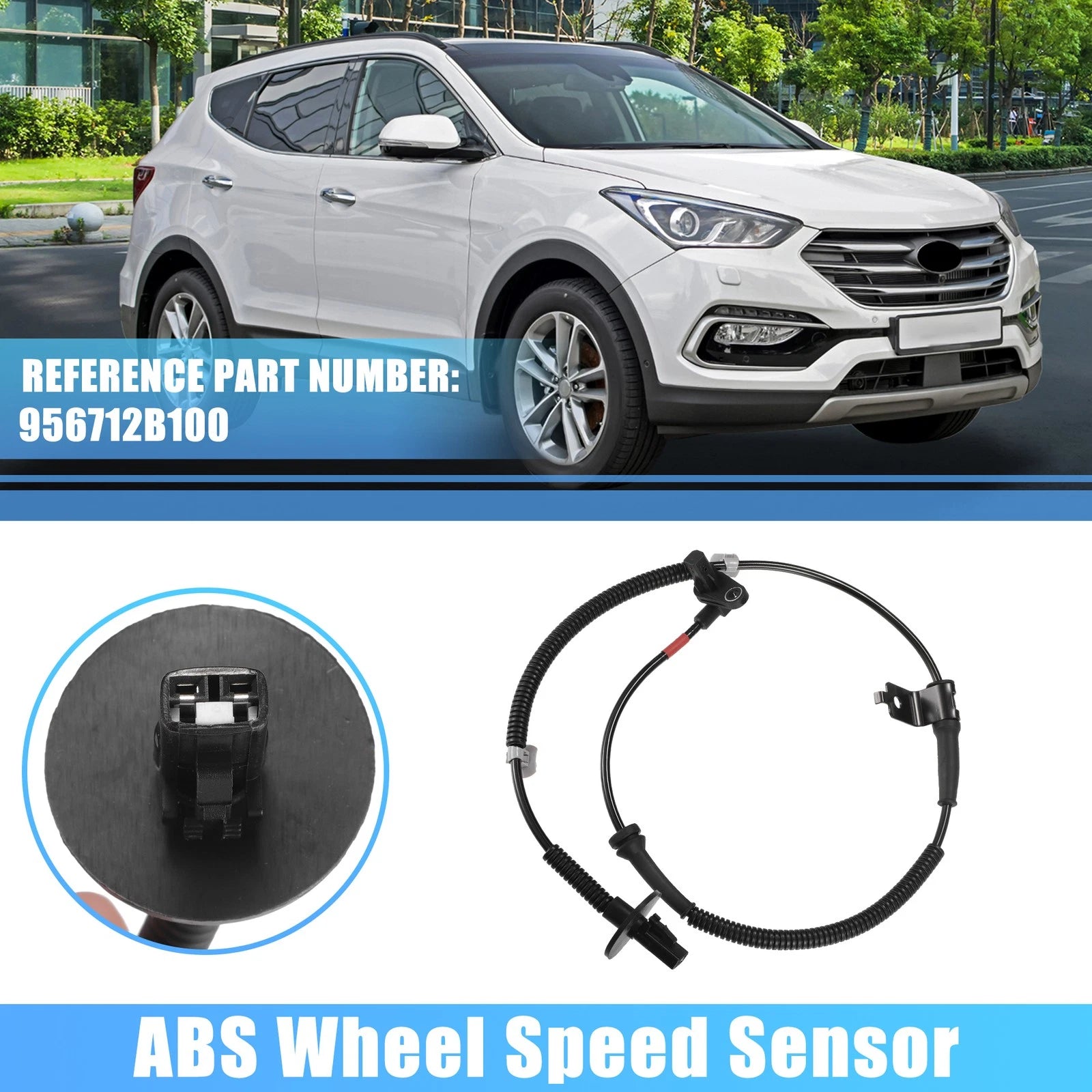Front Right ABS Wheel Speed Sensor for Hyundai Santa Fe (2010–2012)