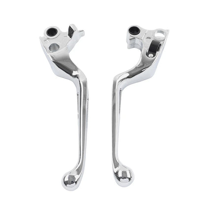 1 Pair Slotted Brake Lever Set for Harley Davidson (1996–2017)