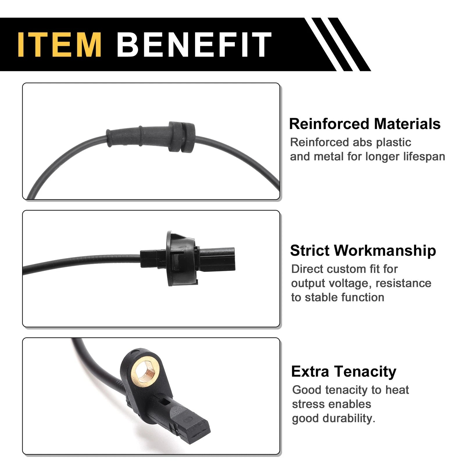 ABS Wheel Speed Sensor Front for Honda Pilot (2016–2020)