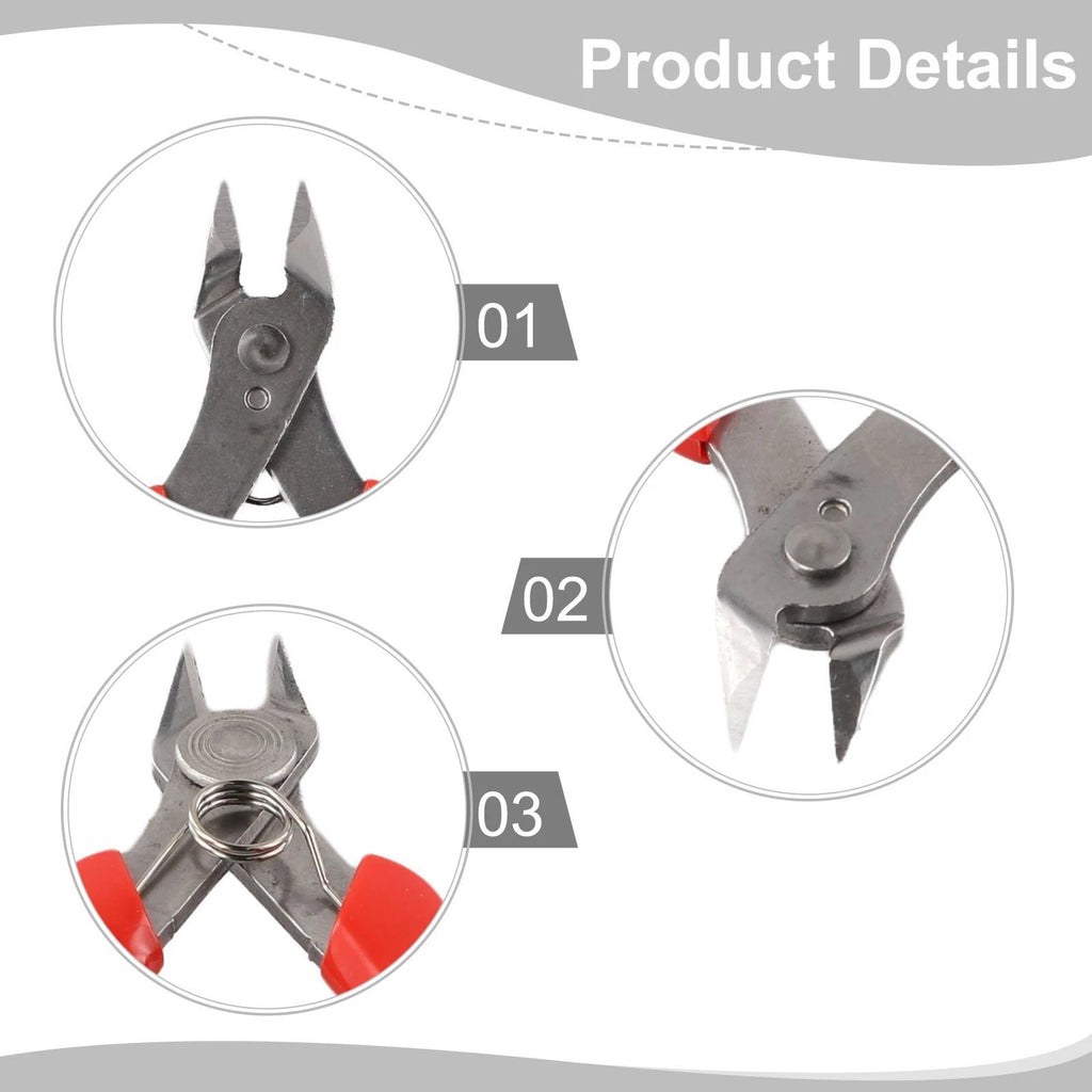 2X Side Snips Flush Pliers for Jewelry Cutting Cable Tool