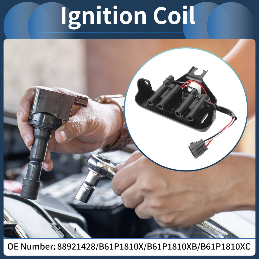 Ignition Coil Pack Replacement for Mazda Miata 1990–1993 L4 1.6L