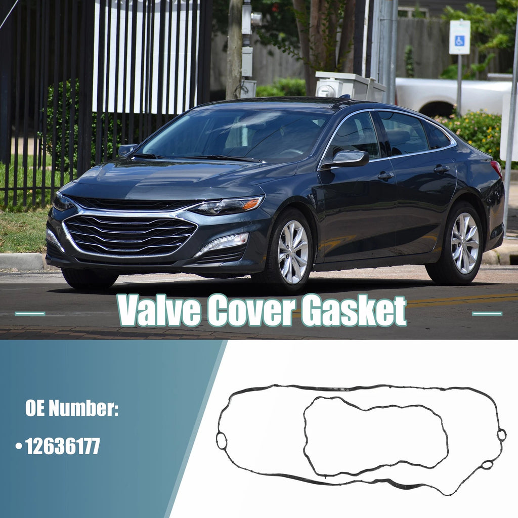 Valve Cover Gasket Set Replacement for Chevrolet Malibu (2016–2022) Rubber