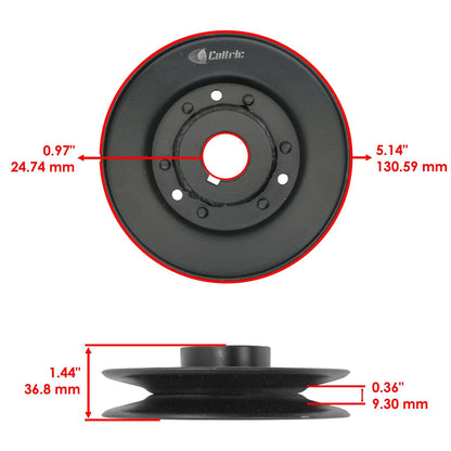 Deck Pulley Replacement for Bad Boy Compact Outlaw 42 in 48 in (2016–2021)