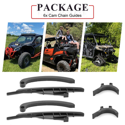2X Cam Timing Chain Guide Kit for Can-Am Defender Traxter HD8 (2016–2023) 420436015