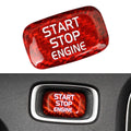 Carbon Engine Start Stop Button Sticker for Volvo V40 V60 S60 S80 XC60 (2012–2020)