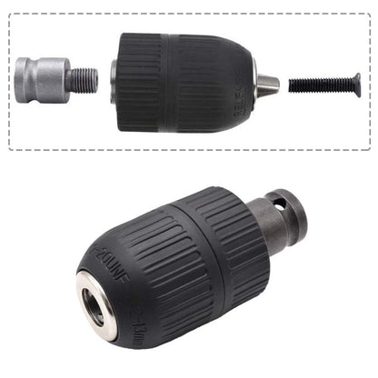 2-13mm Keyless Drill Chuck Conversion Adapter for Automotive Use