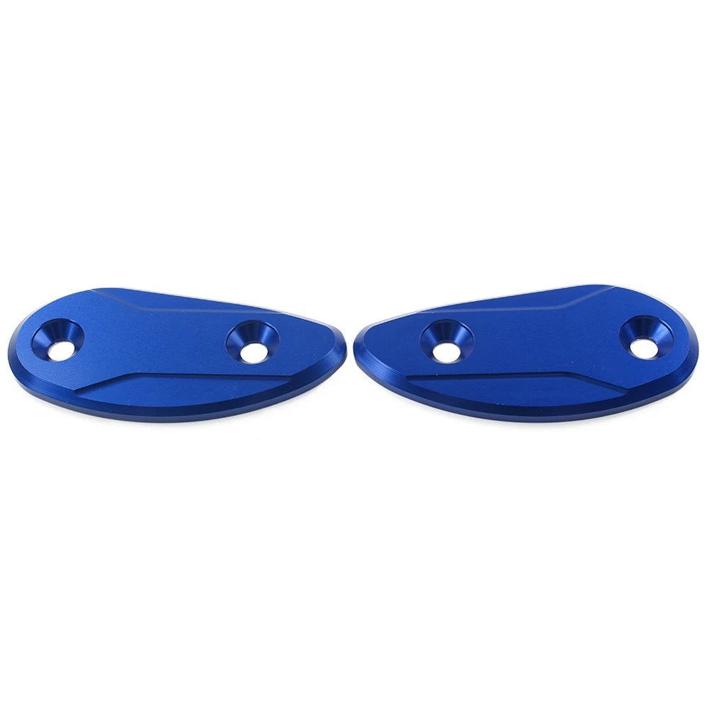 Rear View Mirror Block Base Plates for Honda CBR1000RR (2008–2017) Blue