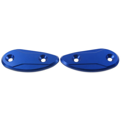 Rear View Mirror Block Base Plates for Honda CBR1000RR (2008–2017) Blue