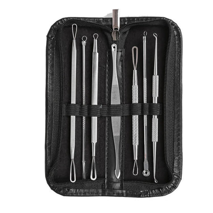 7Pcs Blackhead Pimple Comedone Acne Extractor Tool Set for All Models
