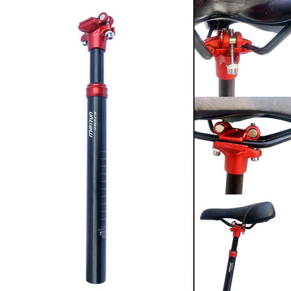 Adjustable Hydraulic Suspension Seatpost for Bicycle (27.2mm, 350mm)