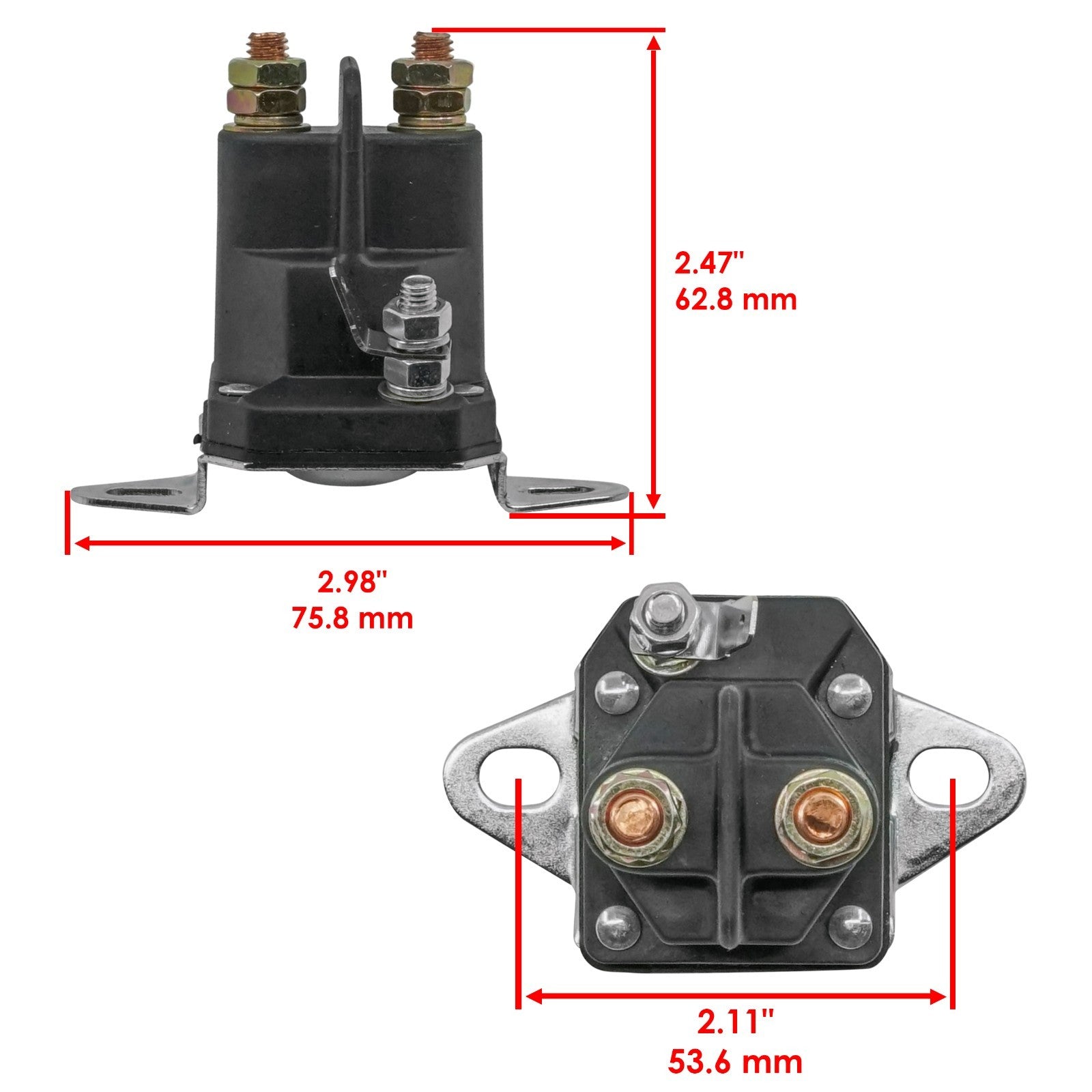 Starter Solenoid Replacement for Dixon DX148 DX152 DX161 Grizzly 60 (—)